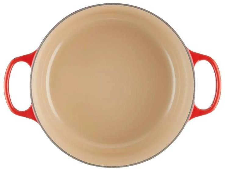 Virtuvės Indai - Le Creuset Signature Keptuvė 26cm Apvalaus Ketaus Vyšninės Raudonos Spalvos