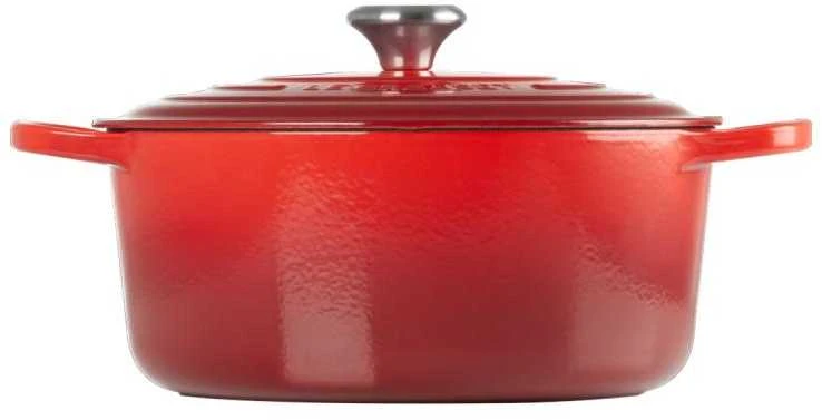 Virtuvės Indai - Le Creuset Signature Keptuvė 26cm Apvalaus Ketaus Vyšninės Raudonos Spalvos