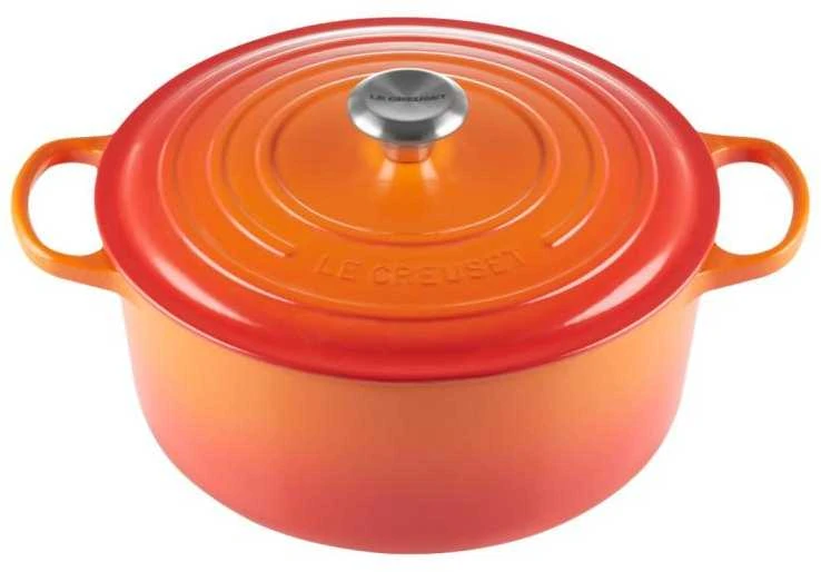Virtuvės Indai - Le Creuset Signature Keptuvė 24cm Apvalus Ketaus Raudona