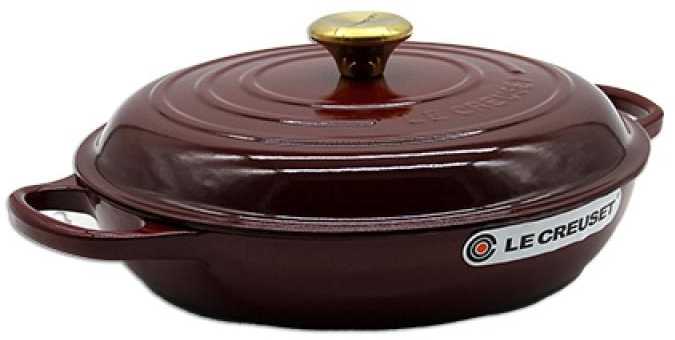 Virtuvės Indai - Le Creuset Signature Ketaus Seklioji Keptuvė 30cm 3.5L Rhone