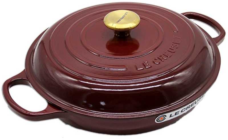 Virtuvės Indai - Le Creuset Signature Ketaus Seklioji Keptuvė 30cm 3.5L Rhone