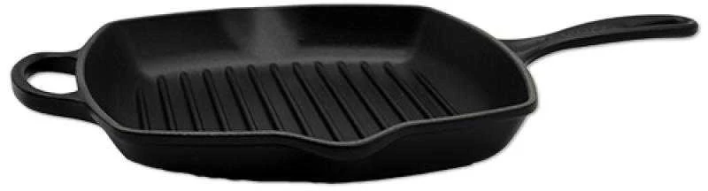 Virtuvės Indai - Le Creuset Signature Kvadratinė Keptuvė 26cm Indaplovėje Saugi Juoda