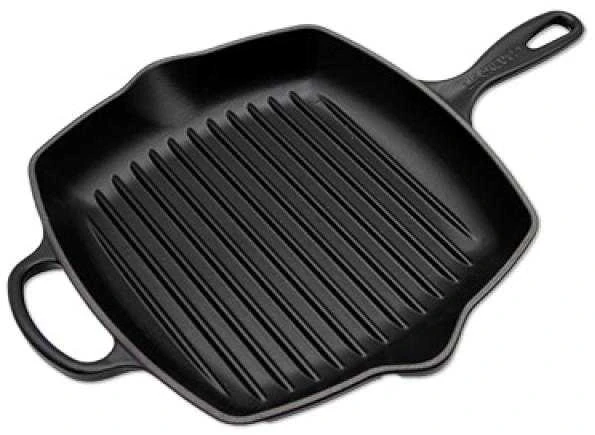 Virtuvės Indai - Le Creuset Signature Kvadratinė Keptuvė 26cm Indaplovėje Saugi Juoda