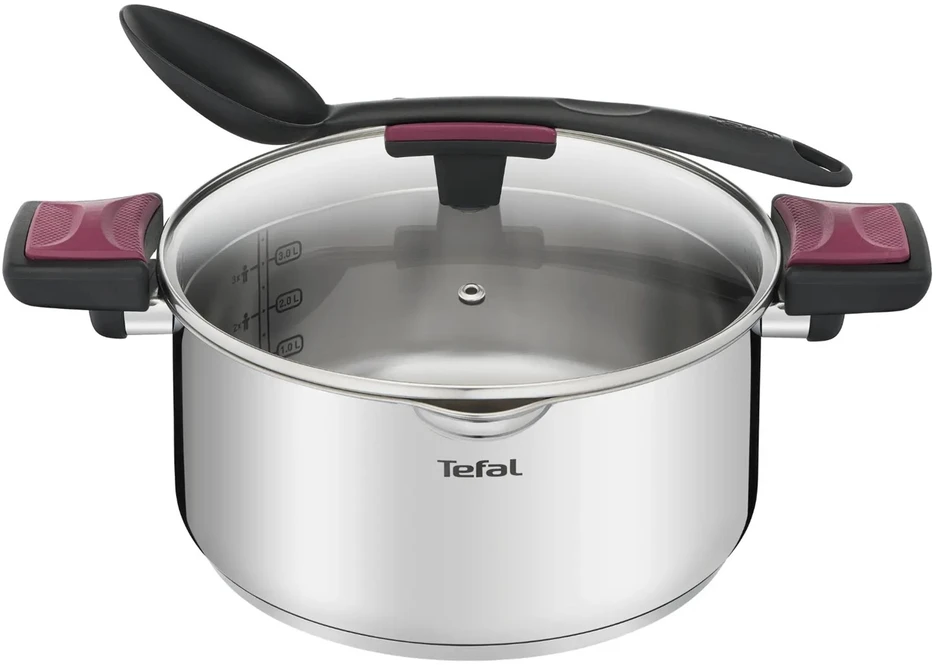 Puodų rinkinys TEFAL Cook & Clip 10 vnt. G723SA74