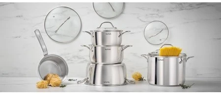 Puodų rinkinys Tefal Intuition B864SA74, 10 vnt.