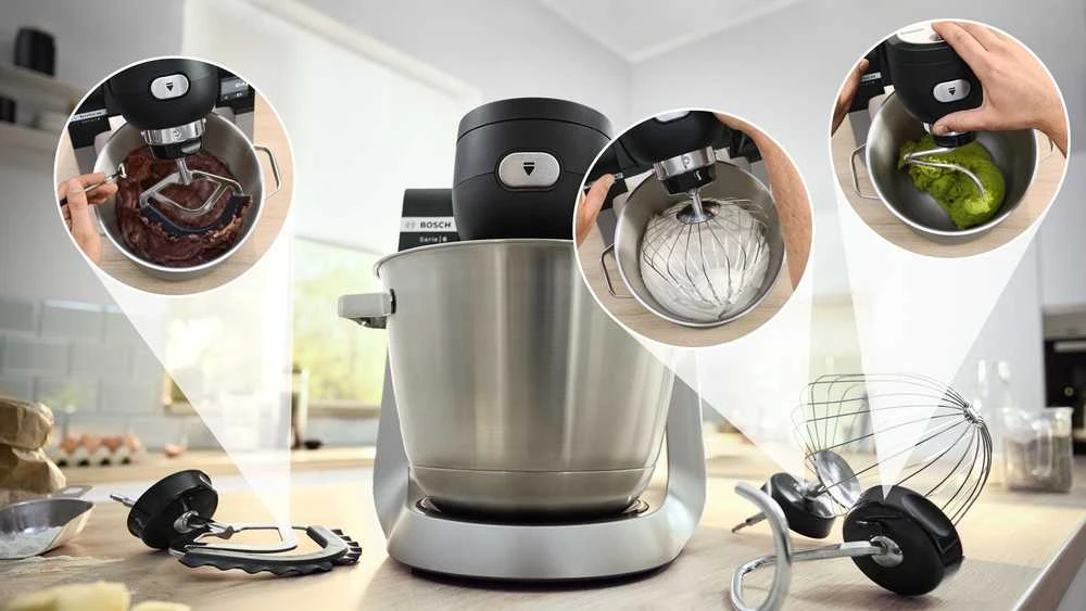 Virtuvinis kombainas Virtuvės Kombainas - Bosch Serie 6 MUMS6ZS17 1600 W 5.5 L Juodas Nerūdijantis Plienas