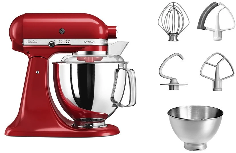 Virtuvinis kombainas KitchenAid 5KSM175PSEER, Raudonos spalvos
