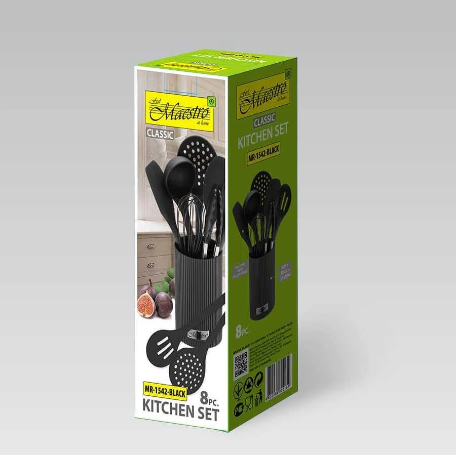 Kitchen utensils MAESTRO MR-1542-Juodas 8 elements Juodas