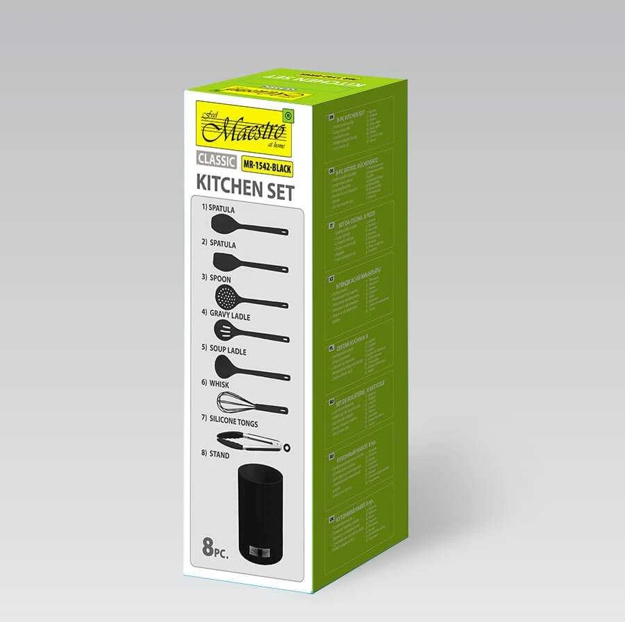 Kitchen utensils MAESTRO MR-1542-Juodas 8 elements Juodas