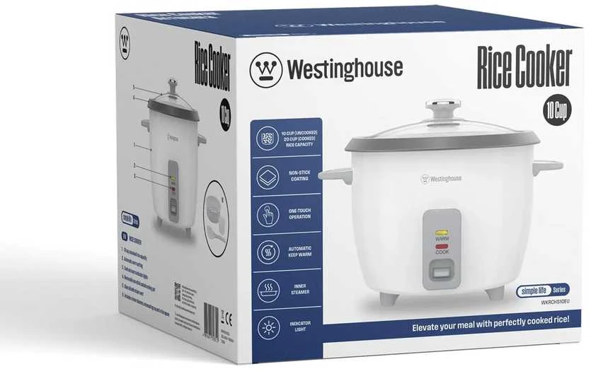 Ryžių viryklė Westinghouse WKRCHS10EU 2,5 l 700 W Baltas