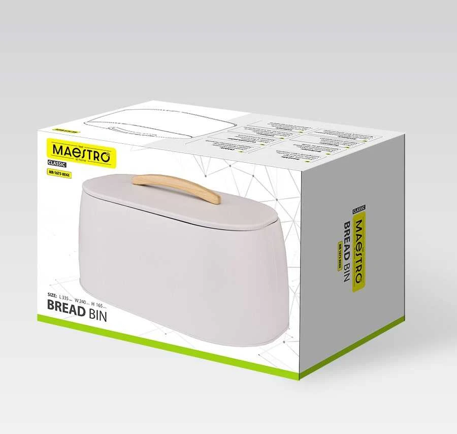 Breadbox MAESTRO MR-1675-BEIGE rusvai gelsvas