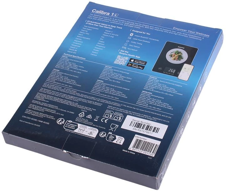 Išmaniosios virtuvinės svarstyklės RENPHO PEU-R-T001-BK / 8732093