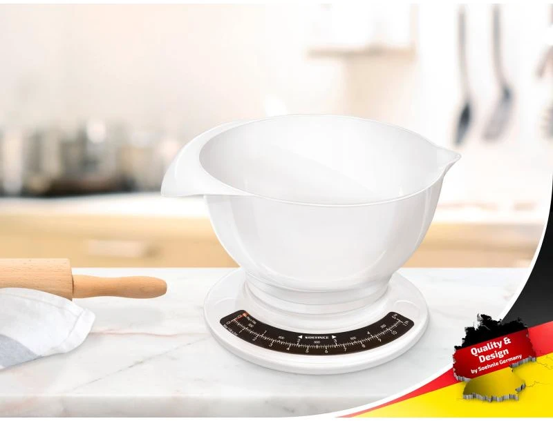 Virtuvinės svarstyklės Maisto Svarstyklės - Soehnle Culina Pro Svarstyklės 5kg Balta