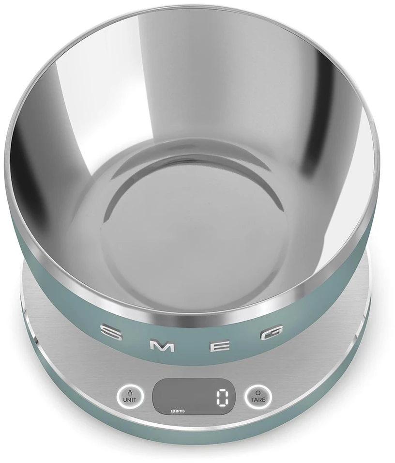 Virtuvinės svarstyklės Maisto Svarstyklės - SMEG KSC01EGMWW 5kg 1 g Smaragdo žalios spalvos