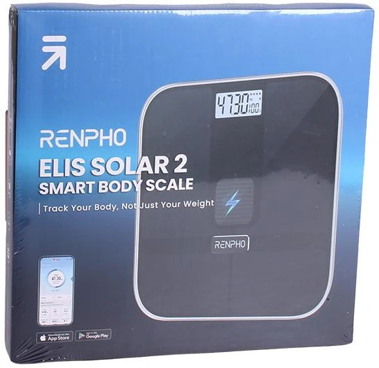 Svarstyklės RENPHO Elis Solar 2 Smart Scale Juodas