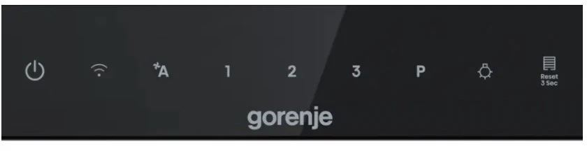Gorenje WHT66236B Sieninis Juoda 469 m³/h