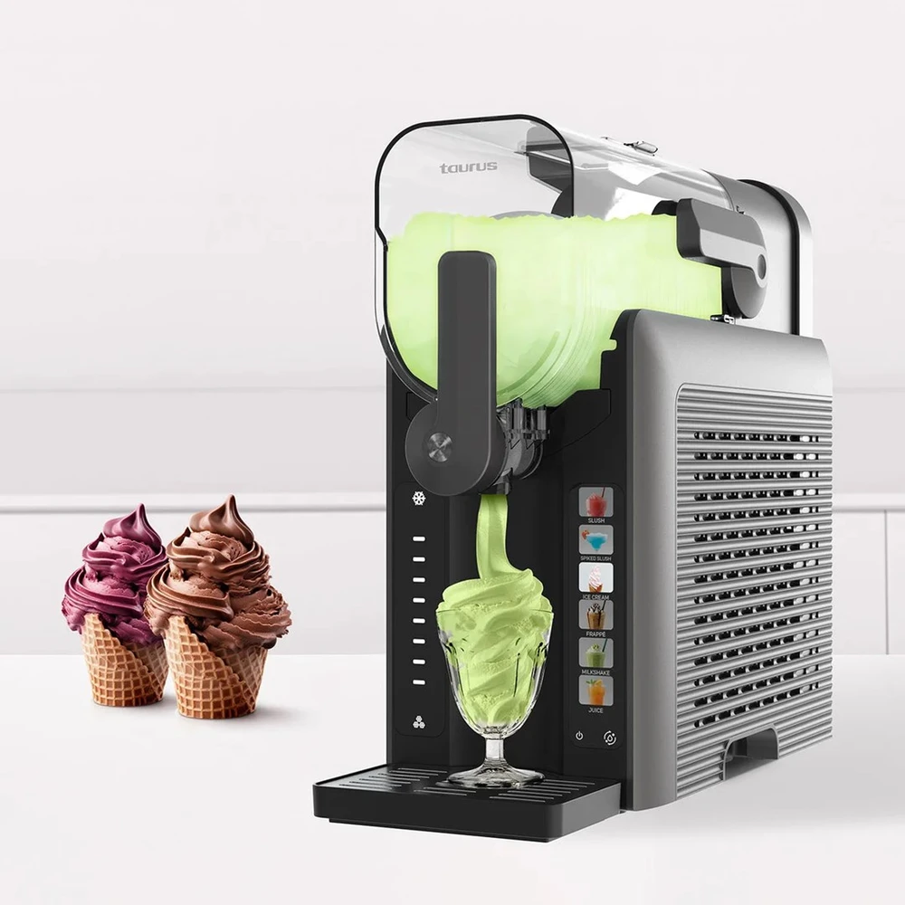 Namų ir Virtuvės Prietaisas - Taurus Flow Ledų Aparatas 2.5L, Automatinis Išjungimas, Paruošimo Signalas, Balta