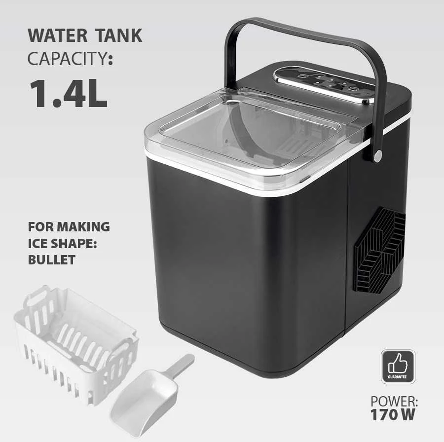 Virtuvinis kombainas Ice maker MAESTRO MR-820 Juodas