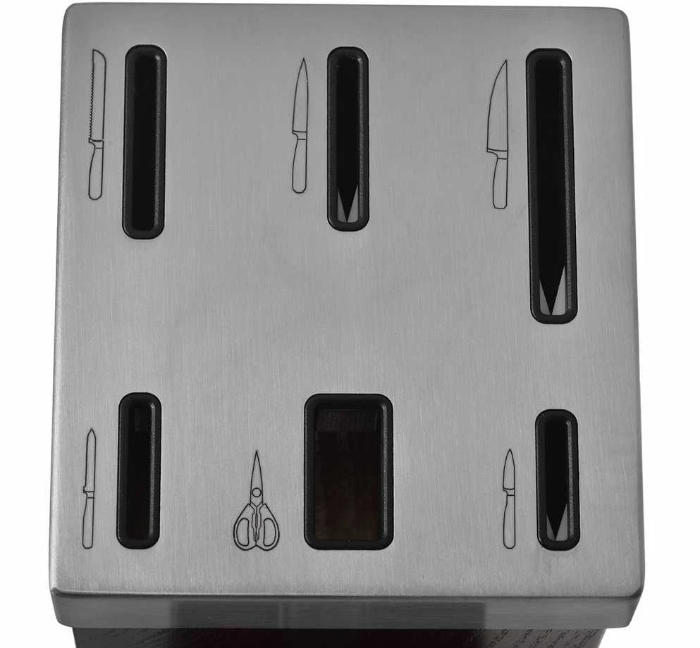 ZWILLING FOUR STAR 7 dalių tamsaus uosinio peilių rinkinys su KIS technologija