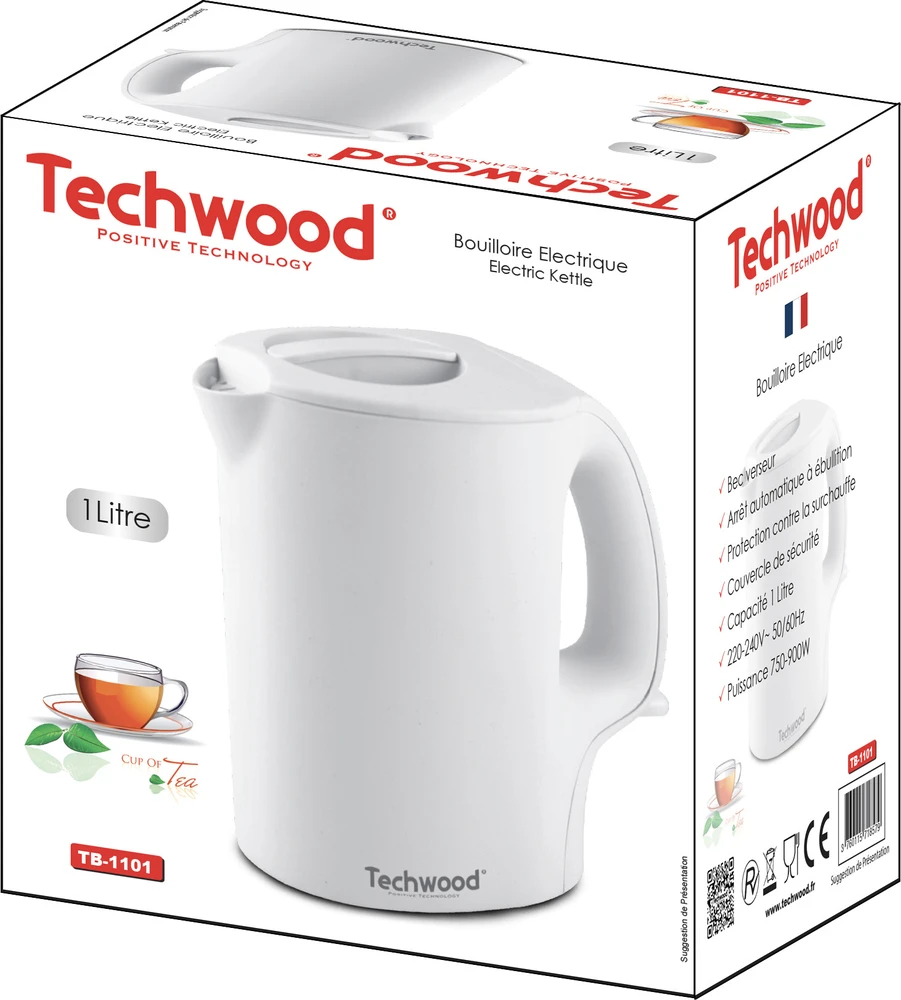 Viryklinis Virdulys - Techwood TB-1101 1 L 750–900 W 220–240 V
