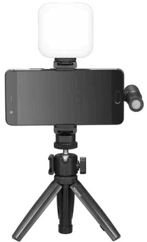 Vlogging rinkinys - Godox Vlogging Kit LED6Bi šviesa, mikrofonas, mini trikojis