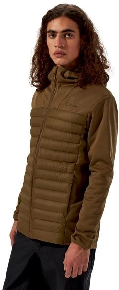 Vyriška Berghaus Hooded Hybrid Jacket dydis M ruda