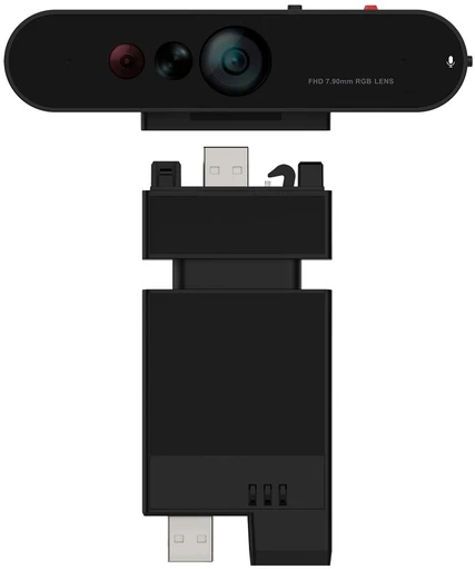 Webcam - Lenovo ThinkVision MC60 Full HD 1920 x 1080, 90° Matymo Kampas, Juoda