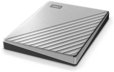Western Digital Išorinis Kietasis Diskas - WD WDBC3C0020BSL-WESN 2 TB USB Type-C 3.2 Gen 1 Sidabrinis