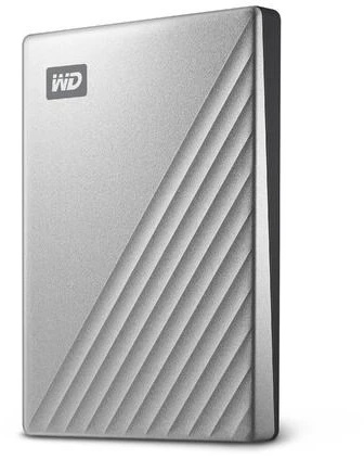 Western Digital Išorinis Kietasis Diskas - WD WDBC3C0020BSL-WESN 2 TB USB Type-C 3.2 Gen 1 Sidabrinis
