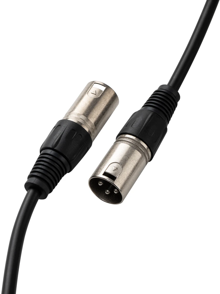 XLR Garso Kabelis - Lindy 1 m M/M Juodas