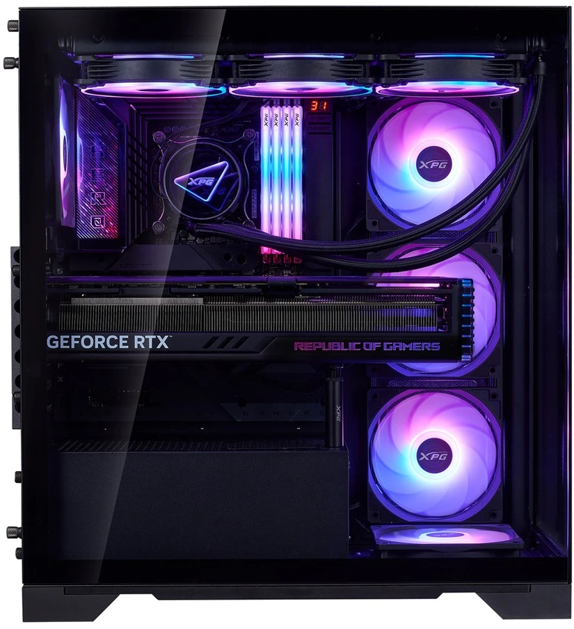 XPG (ADATA) Kompiuterio Korpusas - XPG Invader X BTF Midi Tower Juodas