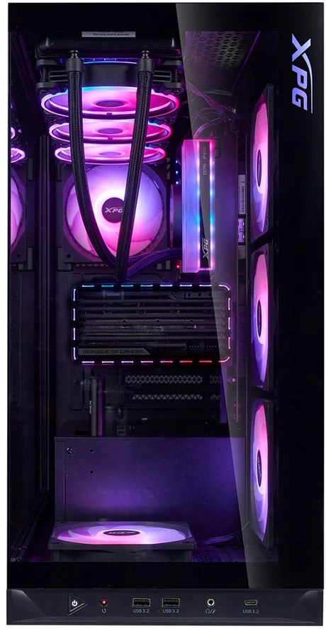 XPG (ADATA) Kompiuterio Korpusas - XPG Invader X BTF Midi Tower Juodas
