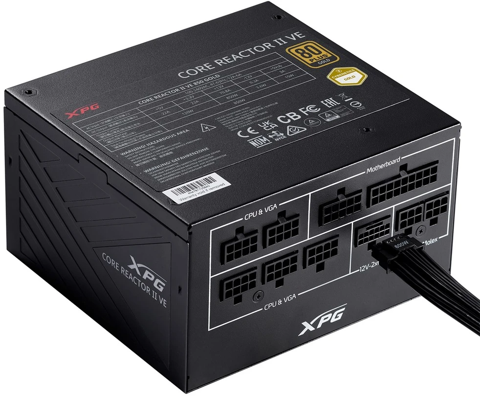 XPG (ADATA) XPG CORERACTOR II VE 850W maitinimo šaltinis