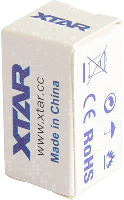 Xtar 650mAh 3,7V 16340 CR123 akumuliatorius su PCB