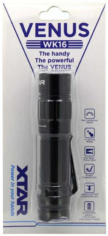 XTAR Venus WK16 LED EDC žibintuvėlis