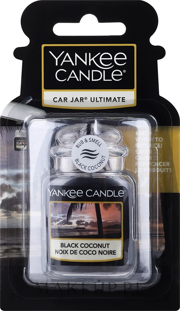 Yankee Candle Yankee Home Ultimate Juodas COCONUT YANKEE Car Air Freshener