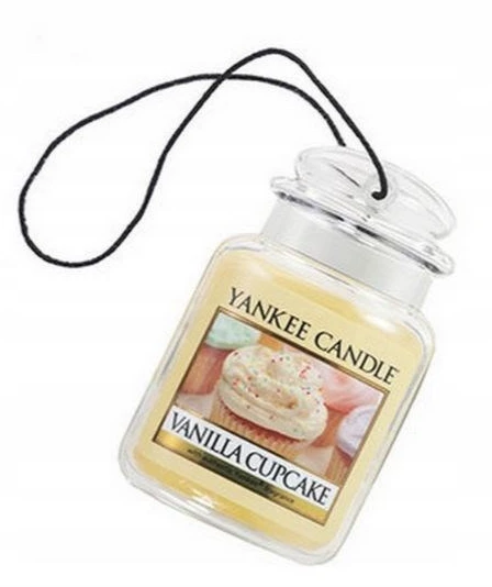 Yankee Candle Vanilla Cupcake Car Jar Ultimate oro gaiviklis automobiliui, 24 g