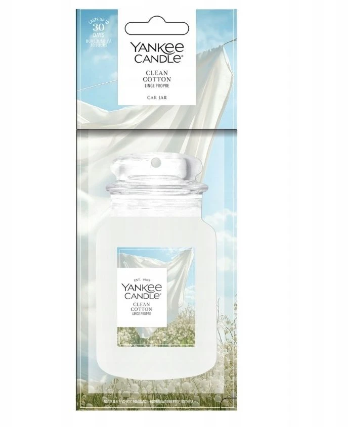 Yankee Candle Car Jar Clean Cotton