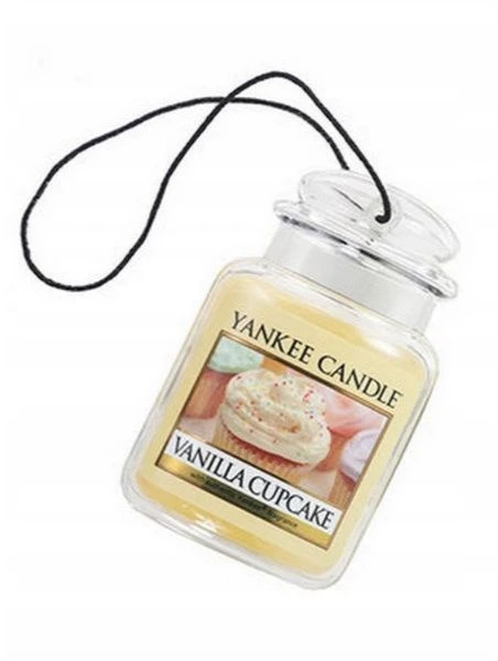 Yankee Candle Vanilla Cupcake Car Jar Ultimate oro gaiviklis automobiliui, 24 g