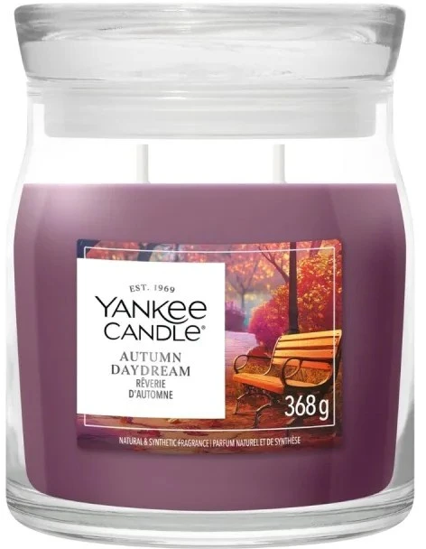 Yankee Candle Aromatinė žvakė Signature glass medium Autumn Daydream 368 g