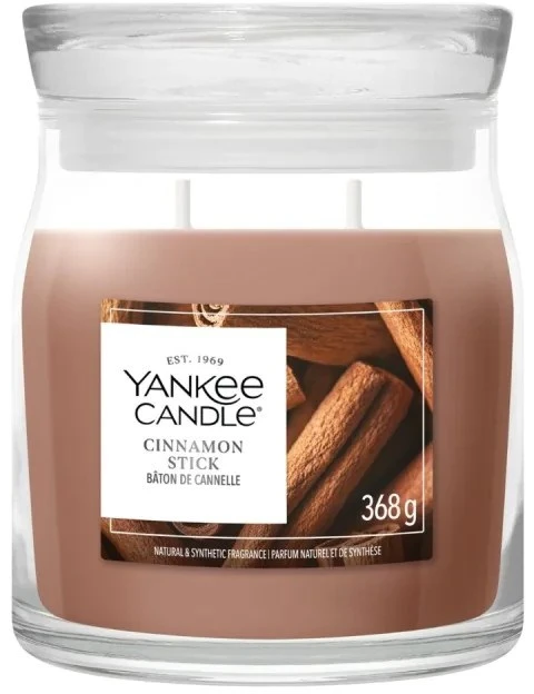 Yankee Candle Aromatinė žvakė Signature glass medium Cinnamon Stick 368 g