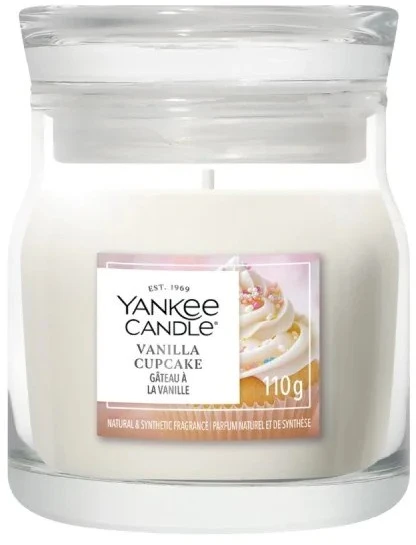 Yankee Home kvapni žvakė YANKEE CANDLE VANILLA CUPCAKE 110 g maža