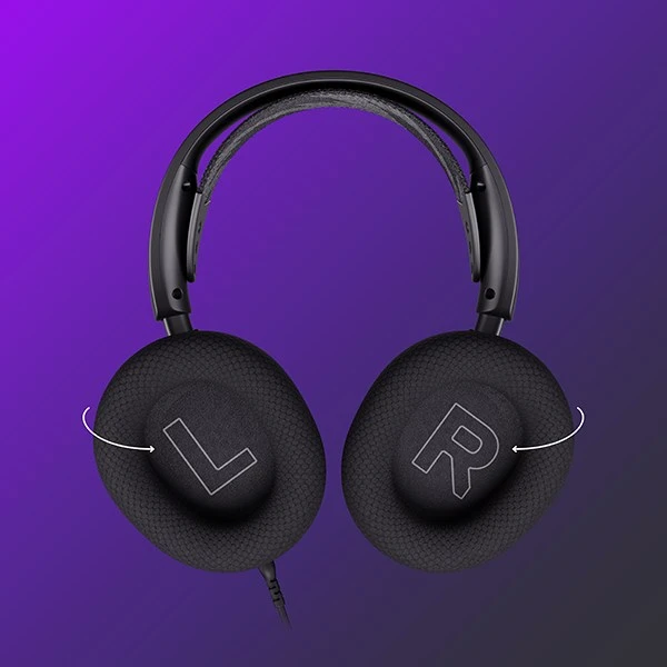 Steelseries Arctis Nova 1 Žaidimų ausinės su laidu su lankeliu ant galvos Refurbished Juodas