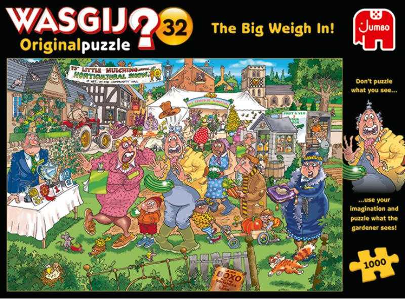 Jumbo Spiele Jumbo Wasgij Original 32 1000vnt Dėlionė 1000 vnt