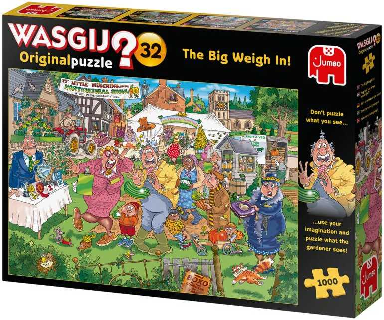 Jumbo Spiele Jumbo Wasgij Original 32 1000vnt Dėlionė 1000 vnt
