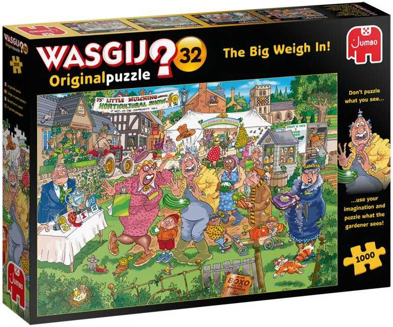 Jumbo Spiele Jumbo Wasgij Original 32 1000vnt Dėlionė 1000 vnt