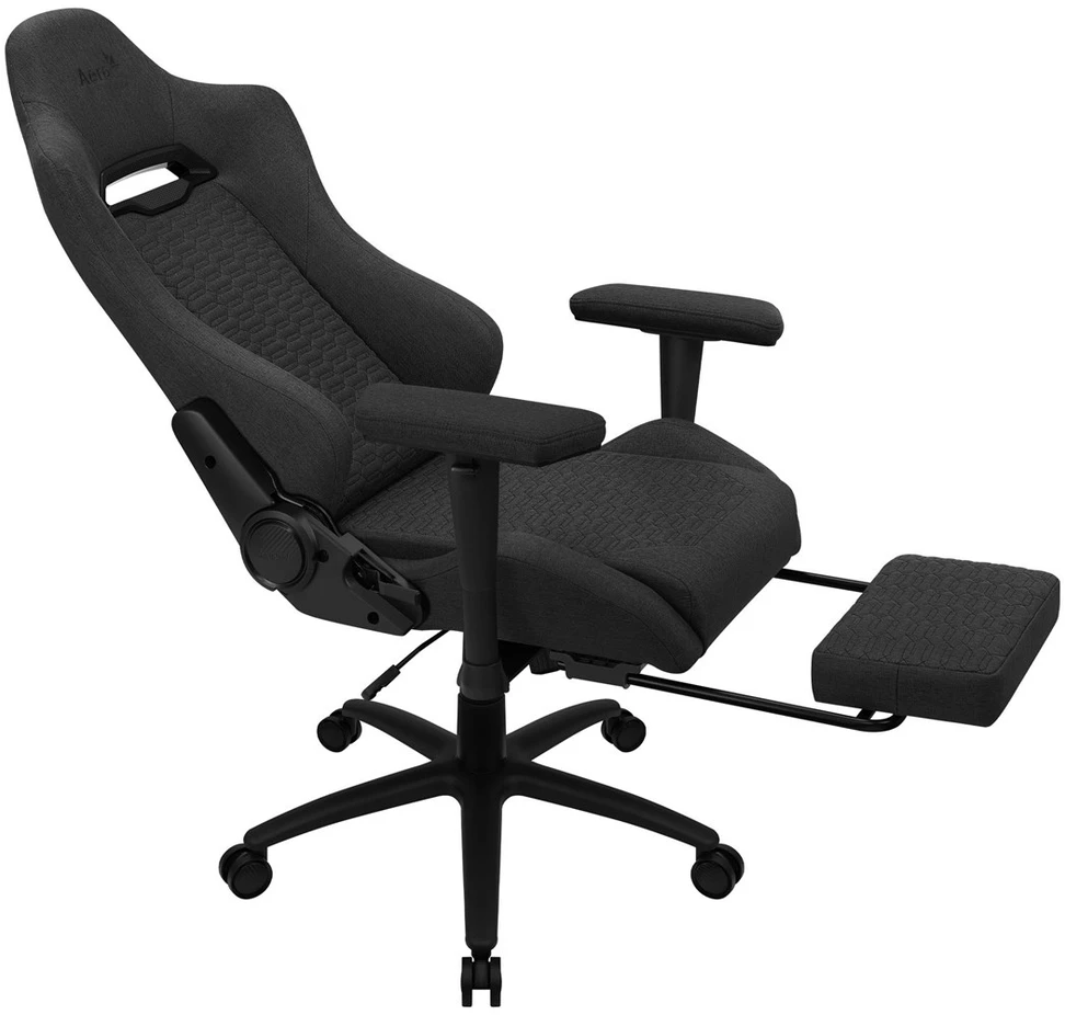 Žaidimų Kėdė - Aerocool Royal AeroWeave, Paminkštinta, Juoda