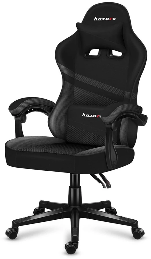 Žaidimų kėdė Huzaro Force 4.4, Juoda