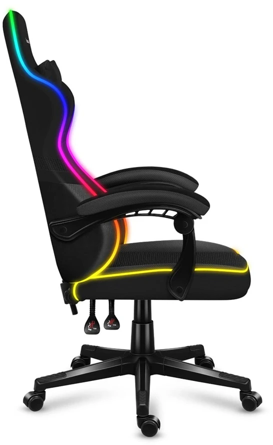 Žaidimų kėdė Huzaro Force 4.4, RGB juoda