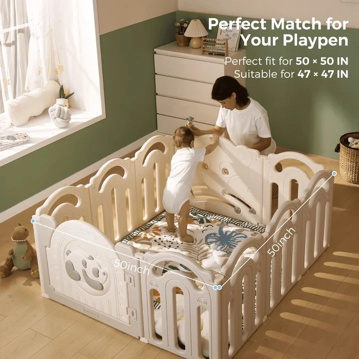 Momcozy Floor Play Mat Žalias Forest